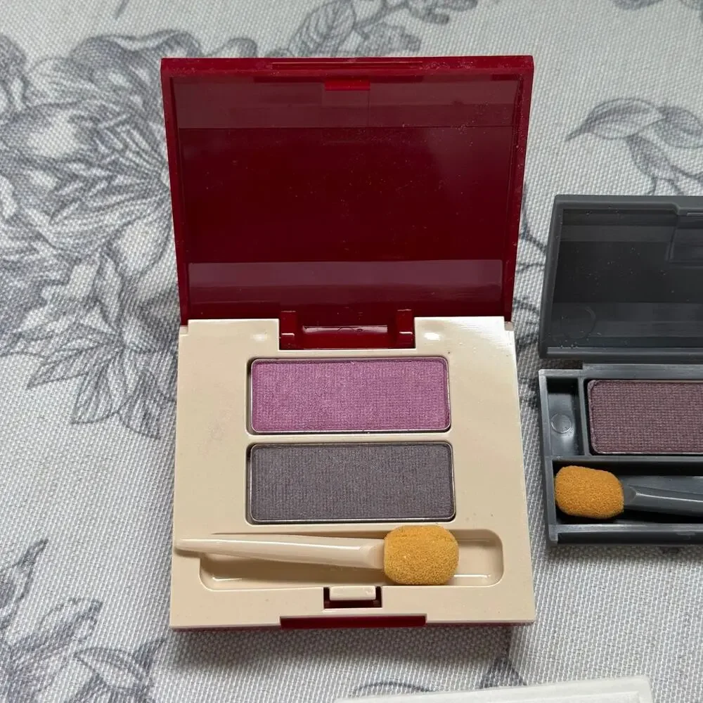 Vintage Avon Silk finish EyeShadow Palettes #19 smoky mauve wild orchid grey